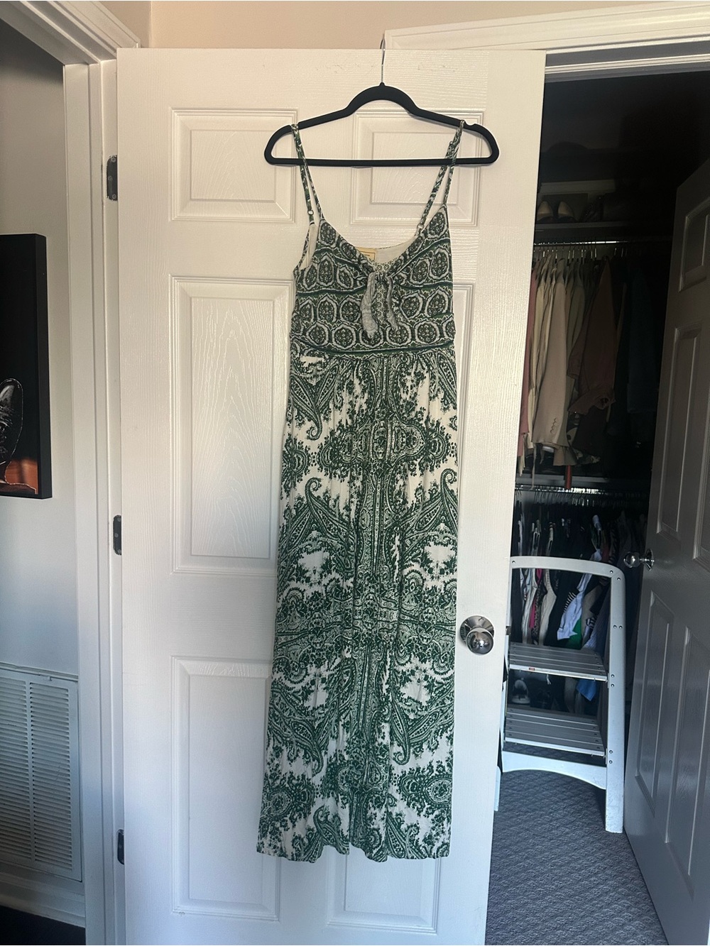 Anthropologie Moulinette Soeurs Emerald Green Maxi Dress Medium - Picture 3 of 3